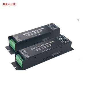DC12V-24V LED RGB/RGBW цифровой дисплей 3CH 4CH DMX светодиодные полосы света DMX512 декодер для RGB/RGBW полосы света - Product Image 1