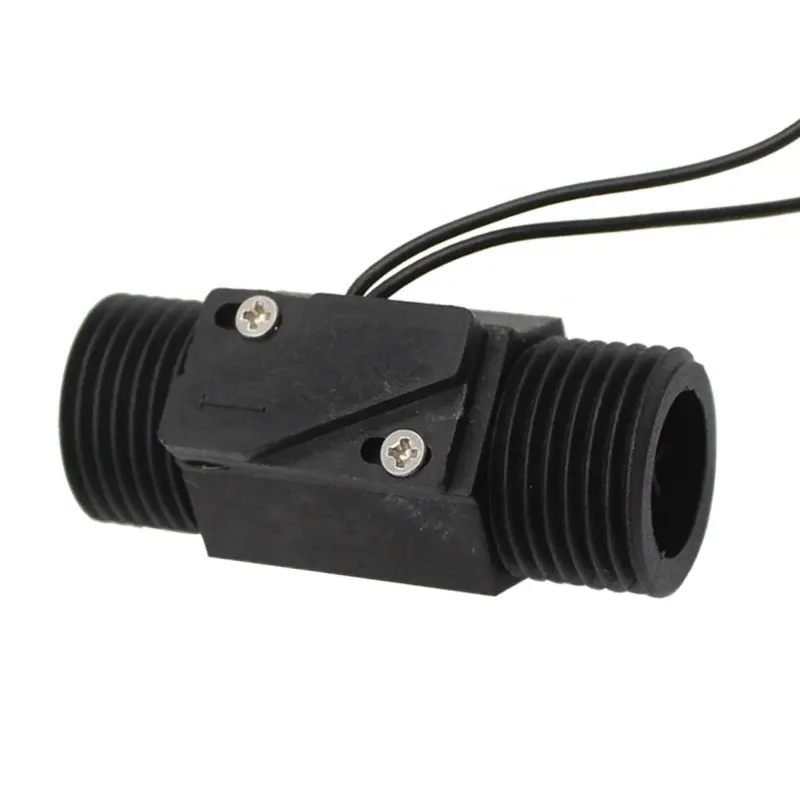 G1/2 ''Tipo de roscado Interruptor de flujo de agua de plástico Sensor de flujo de agua para tratamiento de agua