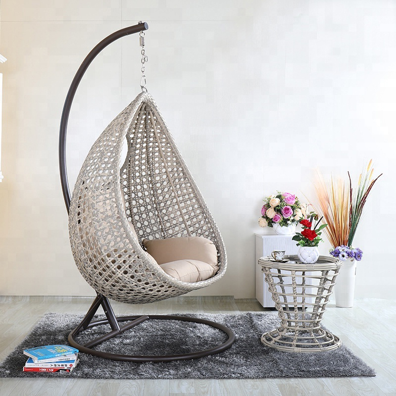 Chaise à bascule simple en rotin, mobilier d'extérieur en osier, Durable, offre spéciale