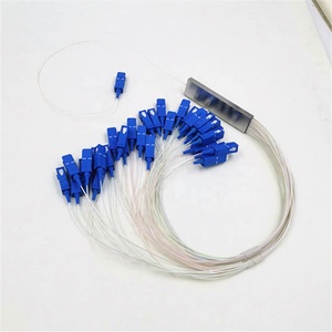 תקשורת equipment1x32 1x2 1x8 1x16 1X4 UPC PLC ספליטר אורך גל 1260- 1650nm חשוף סיבי סוג PLC אופטי ספליטר