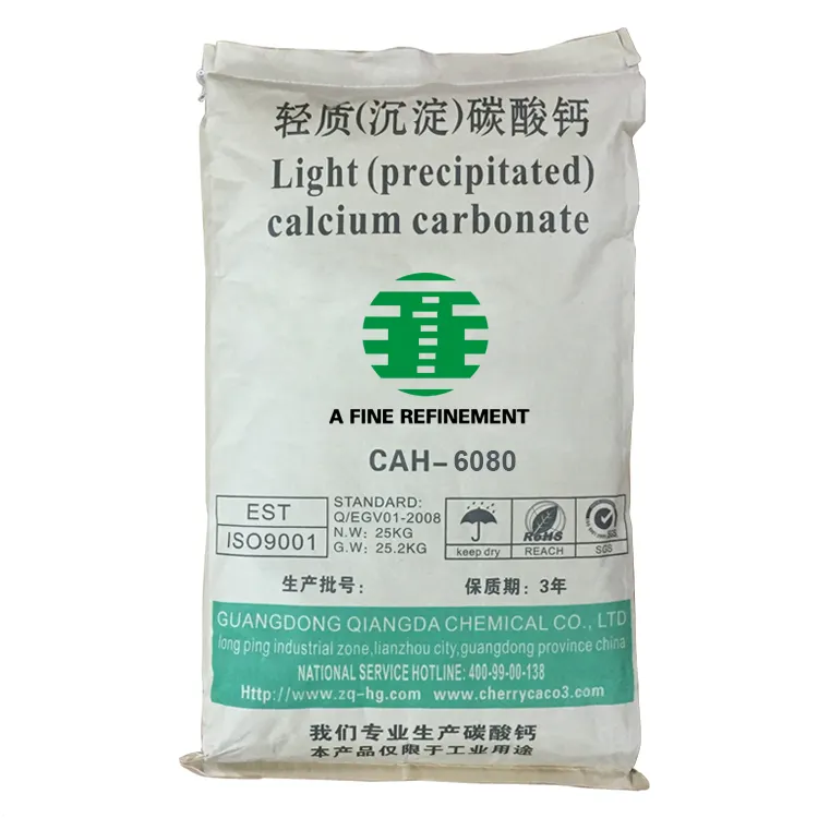 6.5 Micron 1500 Mesh Caco3 Calcium Carbonate Powder