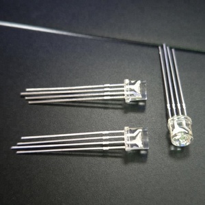 น้ำใสแอดเดรส4 Pins Dip 5มม.ด้านบนแบน <span class=keywords><strong>Rgb</strong></span> <span class=keywords><strong>Led</strong></span> 120องศา