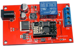 Taidacent DC5-24V 1 Kanal ESP8266 WIFI Relais 1 Digital Eingang ModBus TCP WIFI Tipp Relais Verzögerung Schalter mit Shell - Product Image 2
