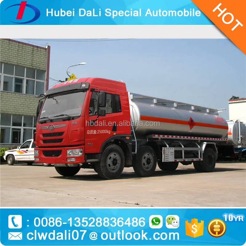 Faw öl tank lkw 20000 liter, rohöl tank lkw 20 CBM, Verwendet öltanker lkw für verkauf