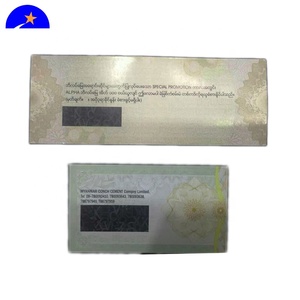 Scratch kupon baskı, konumlandırma sıcak damgalama hologram kupon ile barkod, şanslı beraberlik kupon - Product Image 1