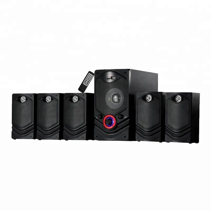 Hot selling OEM ODM exclusive active audio tower home theater 5.1 multimedia speaker system