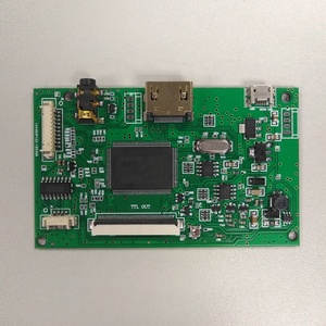 Placa de controlador, pcb800812 pequeno lcd hdm 40 pinos 50 pinos ttl lvds micro usb controlador lcd