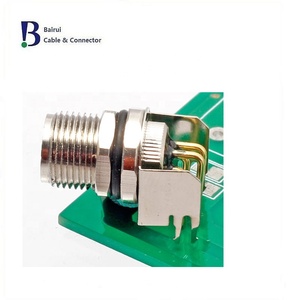 M8ตัวเชื่อมต่อเซ็นเซอร์แบบวงกลมมุม3 4 5 6 8Pin แผงรองรับแผงวงจร Pcb หน้าสัมผัสด้านหลังสำหรับติดตั้งสัญญาณ - Product Image 6