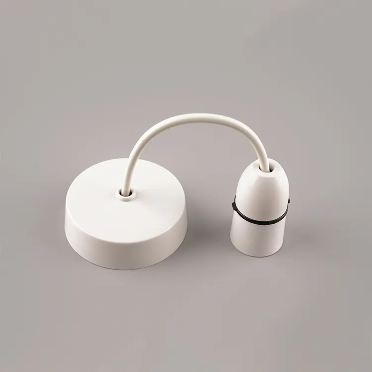 Mignonne — plafonnier en Rose Flex 6A avec douille de lampe b22, blanc