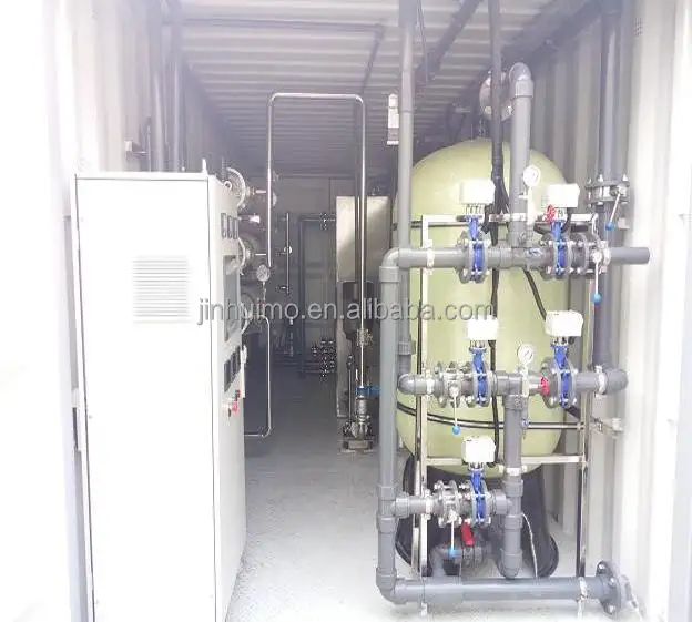 Planta de Tratamiento de Agua móvil, contenedor para planta de purificación de agua potable