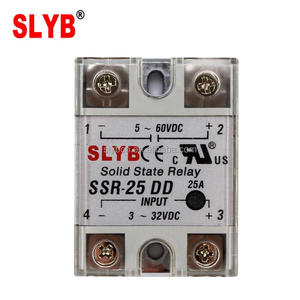 浙江工場による単相FotekタイプソリッドステートリレーSSR25DD3-32VDC入力から5-60VDC出力 - Product Image 3