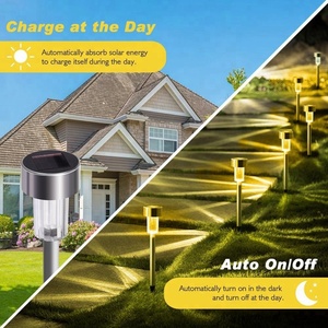 Solar <strong>Led</strong> Pathway Lights, Top Quality Solar Powered Landscape Lighting for Garden,yard, Walkway, Driveway - Product Image 2