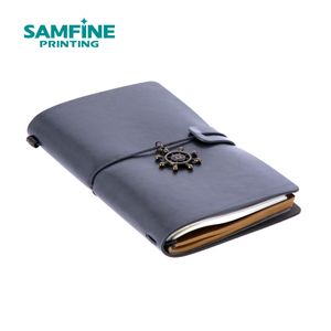Wholesale Price Genuine Leather Cover Business Travelers A5 Journal <strong>Notebook</strong> Insert - Product Image 4