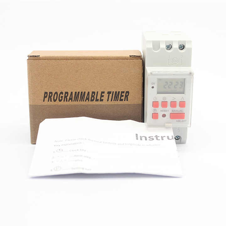 Saklar Lampu Otomatis ANALOG, Rel DIN 220 VOLT, TIMER Saklar Waktu DELAY, ANALOG