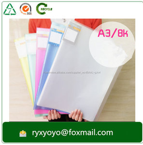 防水ppプラスチック<span class=keywords><strong>a3</strong></span>サイズ20ポケットクリアブック表示ブック
