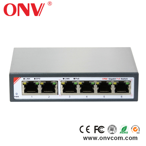 CCTV 5 port RJ45 ,4 10/100/1000Mbps PoE anahtarı Gigabit anahtarı 1 uplink bağlantı noktası ağ anahtarı Ethernet IP kamera IEEE802.3at p - Product Image 2