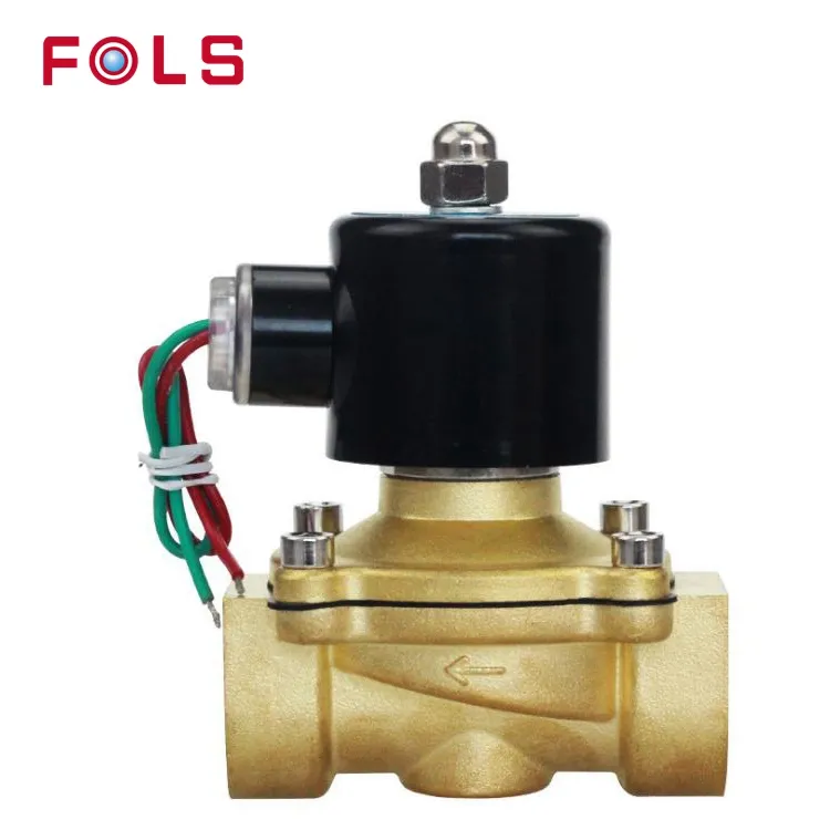 12V 24V 220V 1/2 inch 2 2W magnético para ar e gás de bronze da válvula solenóide de água elétrico