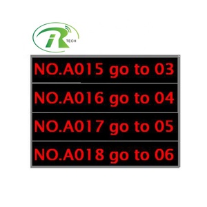 Atacado qualidade garantida display LED sistema de fila principal led display, contador do banco led display, exibição de gerenciamento de fila
