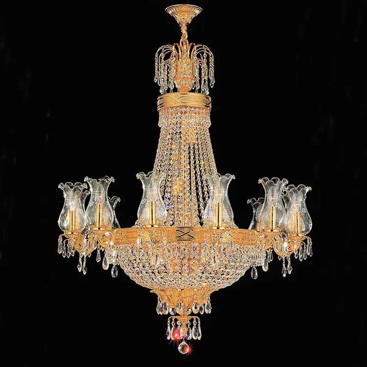 Lampade marocchine lampadario in cristallo antico pendente in ottone guangzhou