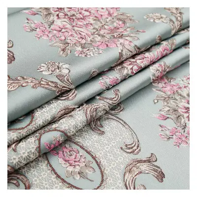 Tecidos De Vestuário Jacquard Retro Light Luxo Cheongsam GG030 Bordado De Alívio Da Indústria Pesada Tecido De Estofos 3D Tecido De Brocado