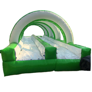 Pequeño grado comercial piscina Nip resbalón en un agua para la venta/Custom inflable doble carril de deslizamiento y deslice para niños y adultos - Product Image 5