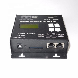 Programmabile DC12V-24V Tensione Costante PWM Segnale 2CH Master SD Card LED DMX Controller - Product Image 2