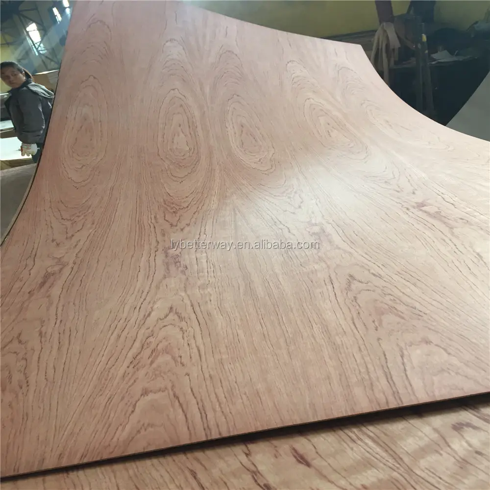 Zebrano/americano ceniza de madera contrachapada de encofrado construcción madera contrachapada para muebles