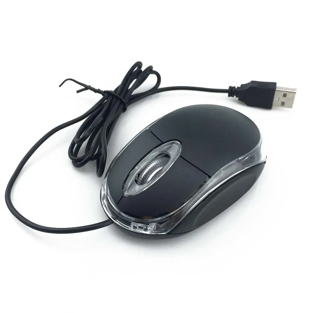 Импортные детали для компьютера из Китая, проводная плоская самая маленькая мышь, самая дешевая мышь oem