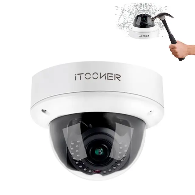 5.0MP HD a prueba de vandalismo demostración de interior inicio seguridad CCTV Cámara