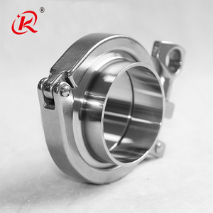 Vệ sinh thép không gỉ nhanh chóng phát hành Ống lắp ống Tri kẹp ferrules bộ (2X Hàn <span class=keywords><strong>ferrule</strong></span> + 1 x Kẹp + 1 x Gasket) - Product Image 4