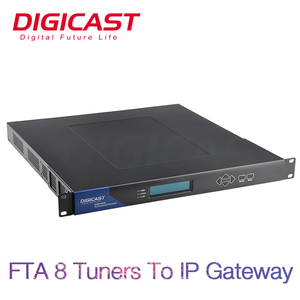 IPTV/OTTヘッドエンド8チャンネルCIスロットFTA DVB-C DVB-TIPTVストリーミングサーバー衛星受信機チューナーからIPゲートウェイ - Product Image 2
