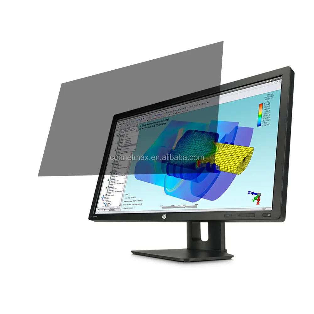 24 "Inch Layar Filter Privasi Anti-silau Film Pelindung Bukti Awal Untuk LCD Layar Lebar Layar Monitor PC Desktop 16:10