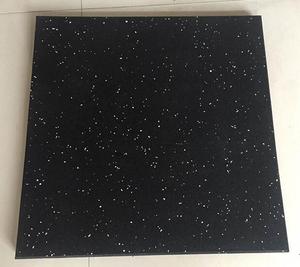 橡胶砖地板垫健身房50cmx 50cm，1mx1m尺寸地板砖 - Product Image 2