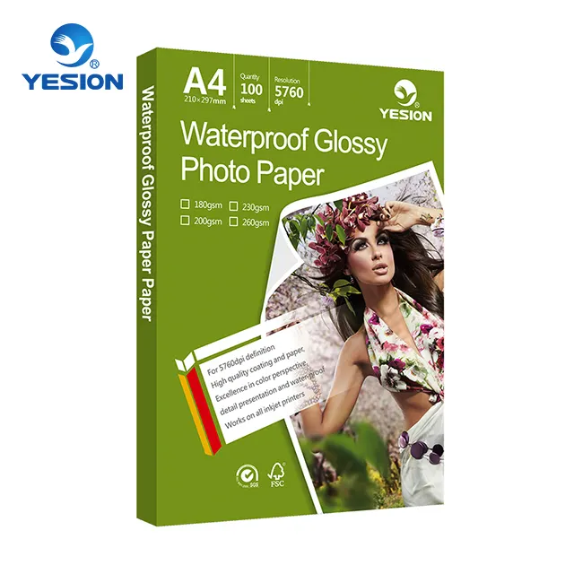 Best Sales!A3 A4 3R 4R 5R Glossy inkjet Photo Paper