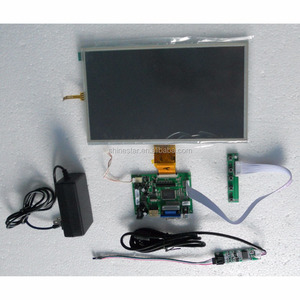 Open Frame Touchscreen 10.1&quot; Inch <strong>LCD</strong> Display VGA Support HD AV <strong>Monitor</strong> <strong>with</strong> 4line Resistive Touch Panel - Product Image 1