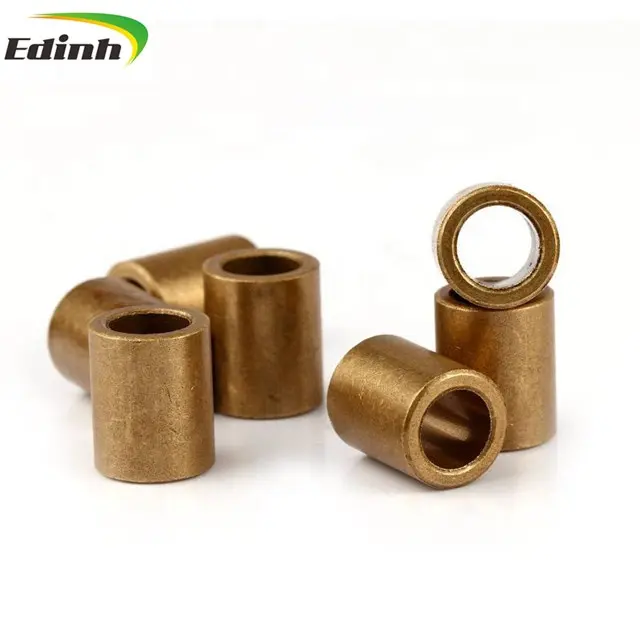 Rolamentos de rolo de cobre de bronze cilíndrico, arbusto de bronze envolvido sem costas