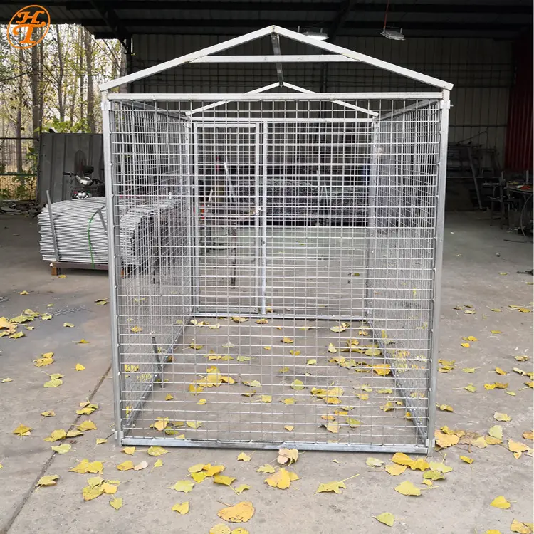 HaoTian factory metal welded large grille chenil out door