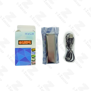 Scrolling Rechargeable LED Mini <strong>Programming</strong> Worker ID Name Badge/Tags Wearable Pin Magnet Nameplate Electronic Business Card - Product Image 3