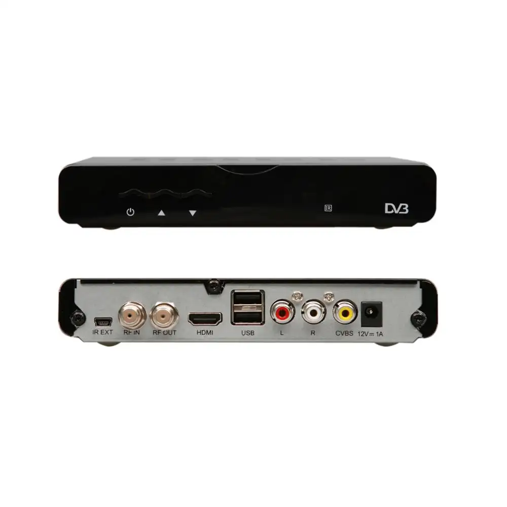 Receptores de tv por satélite 4k combo, dvb c s2 t2 hd 1080p digital dvb t2 dvb s2 combo