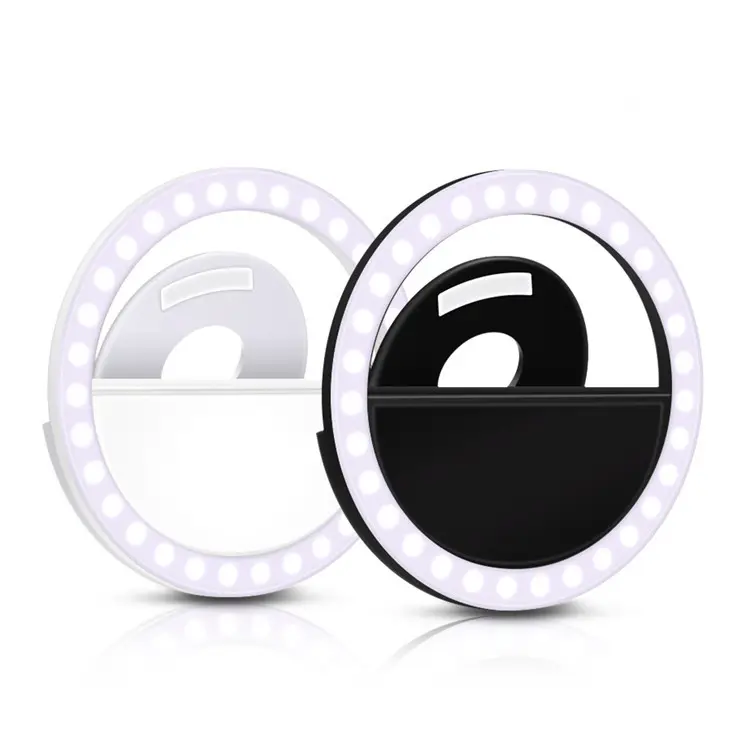 Clip On 36 Led Ring RK12 Beauty LED Flash Selfie Light Cho Tất Cả Các Điện Thoại Di Động