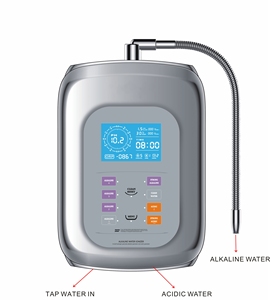 最优质的天然水溶液药用级日本铂金 kangen 水机碱性水离子器与过滤器 - Product Image 3