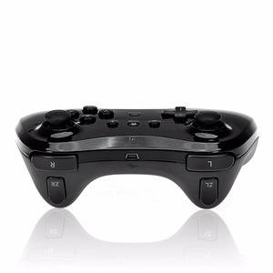 Yüksek kaliteli klasik çift Analog kablosuz oyun kolu Gamepad Joypad oyun denetleyicisi WiiU için Wii U Pro denetleyicisi - Product Image 6