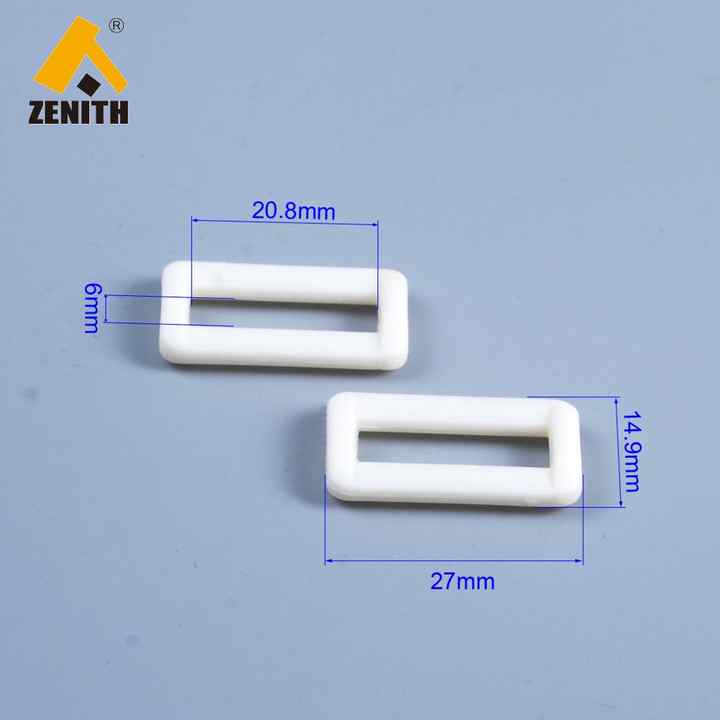 KR50013 14 Plastic Slider Tri-Glide Buckle Ring Type for Webbing
