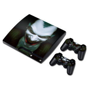 Película colorida para playstation 3 slim, adesivo decalque de vinil