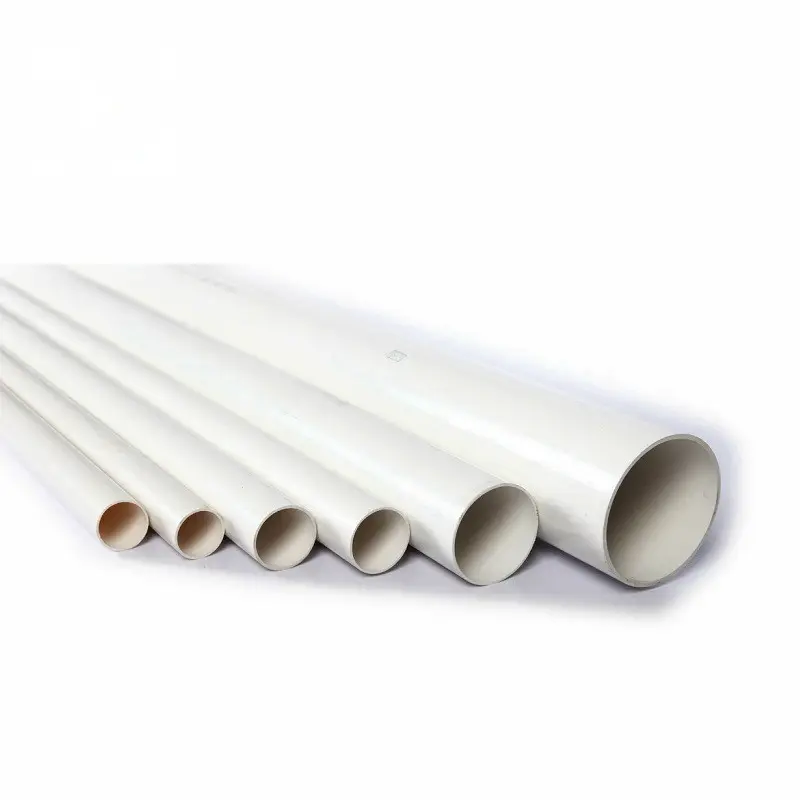 Flexible PVC-U PVC-M PVC sch40 tubería de suministro de agua precio