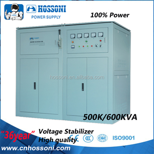 AVR Professional Factory Wholesale CHINA ORIGINAL <strong>HOSSONI</strong> BRAND,STAVOL Brand AC Automatic Voltage Stabilizer SBW-500KVA, High Quality Rated Capacity 100% - Product Image 2