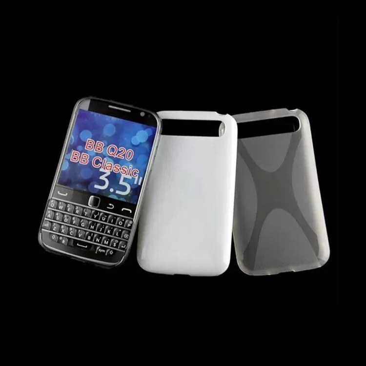 X קו TPU רך ג 'ל כיסוי Case עבור Blackberry קלאסי Q20