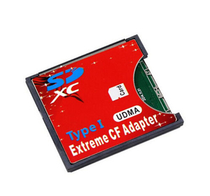 SD-Karte zum Typ 1 Compactflash-Speicher karten adapter CF-Karte