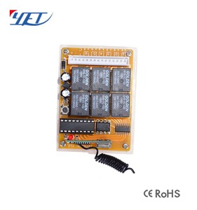 6Ch Rf universale programmabile interruttore di comando a distanza YET406PC - Product Image 3