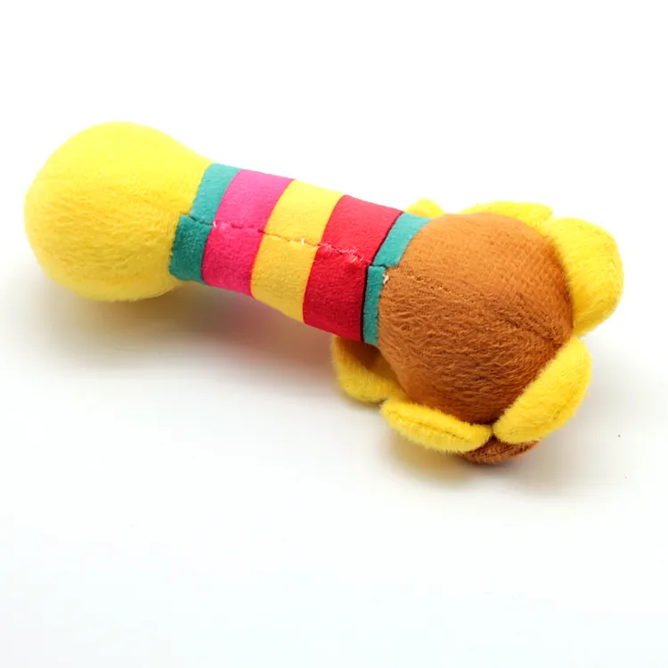 Wholesale prices crazy dog chew toys , good quality plush squeaky colorful dog toy